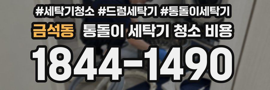 금석동 통돌이 세탁기 청소 비용
