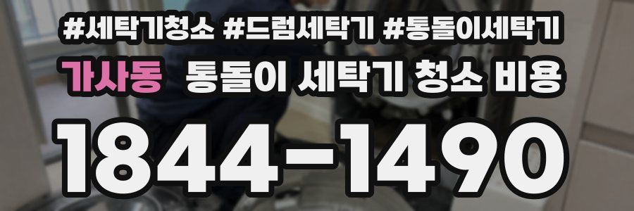 가사동 통돌이 세탁기 청소 비용