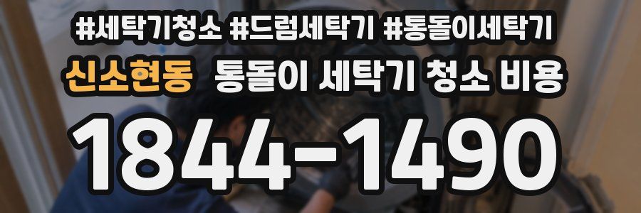 신소현동 통돌이 세탁기 청소 비용