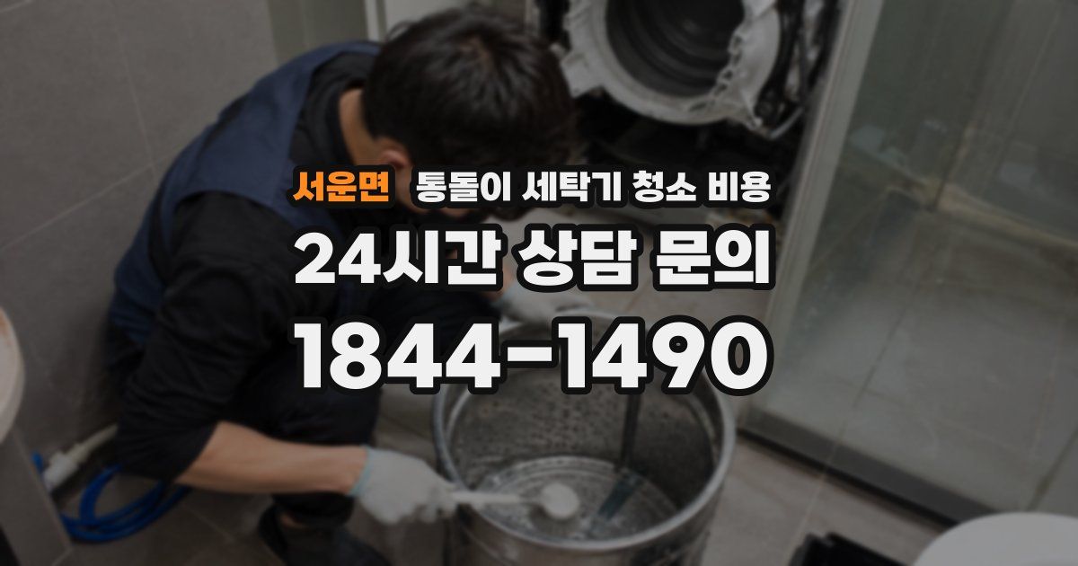 서운면 통돌이 세탁기 청소 비용