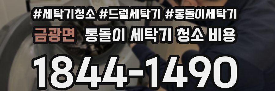 금광면 통돌이 세탁기 청소 비용
