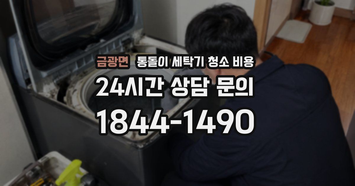 금광면 통돌이 세탁기 청소 비용