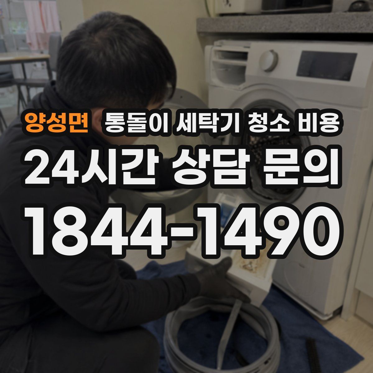 양성면 통돌이 세탁기 청소 비용