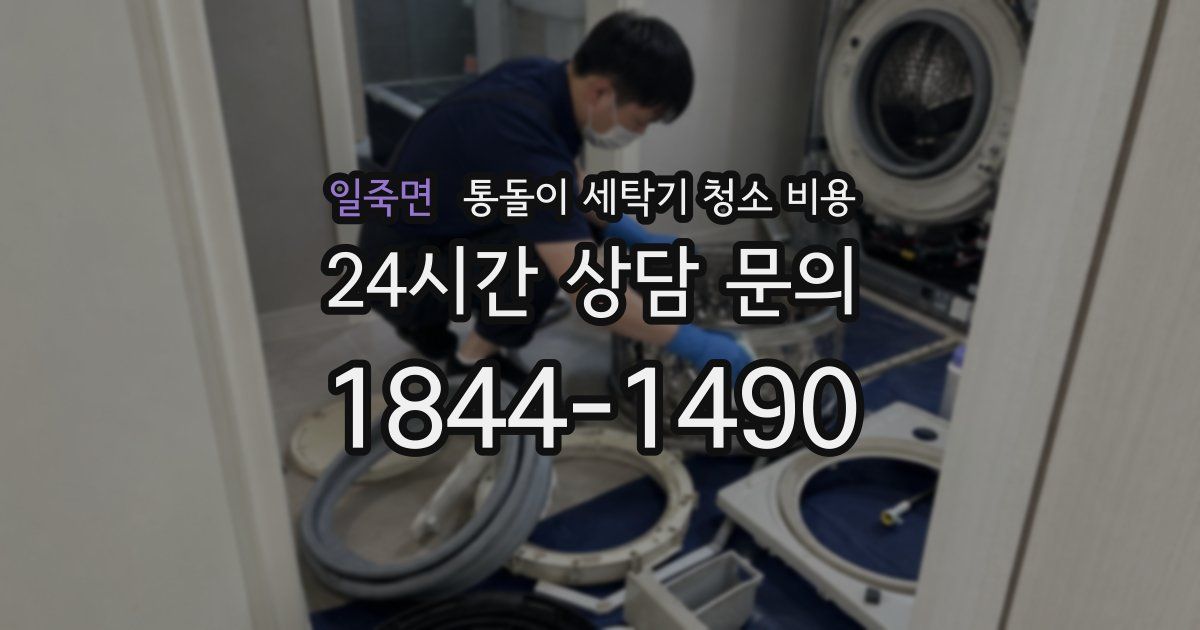 일죽면 통돌이 세탁기 청소 비용