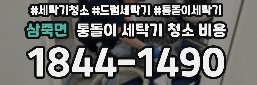 삼죽면 통돌이 세탁기 청소 비용