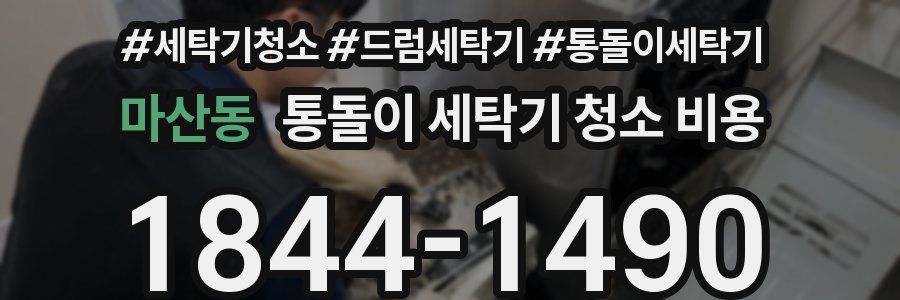 마산동 통돌이 세탁기 청소 비용