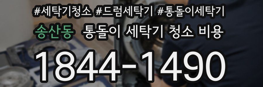 송산동 통돌이 세탁기 청소 비용