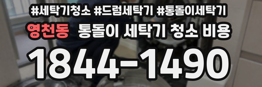 영천동 통돌이 세탁기 청소 비용