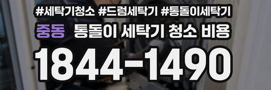 중동 통돌이 세탁기 청소 비용