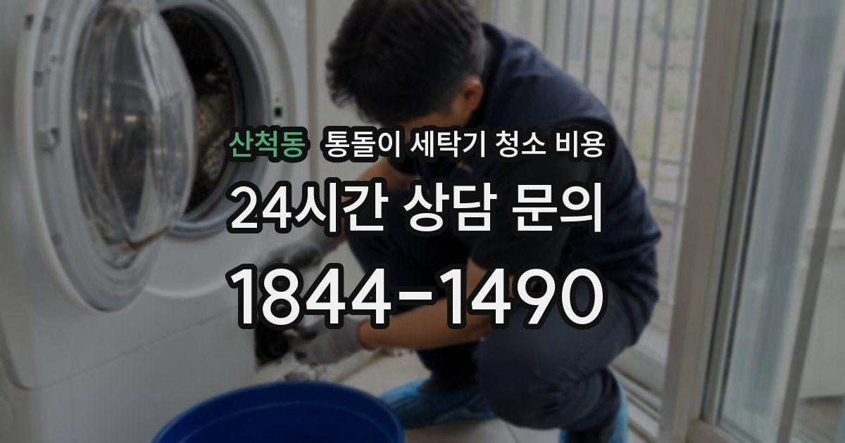 산척동 통돌이 세탁기 청소 비용