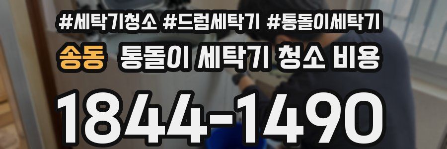 송동 통돌이 세탁기 청소 비용