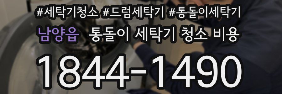 남양읍 통돌이 세탁기 청소 비용
