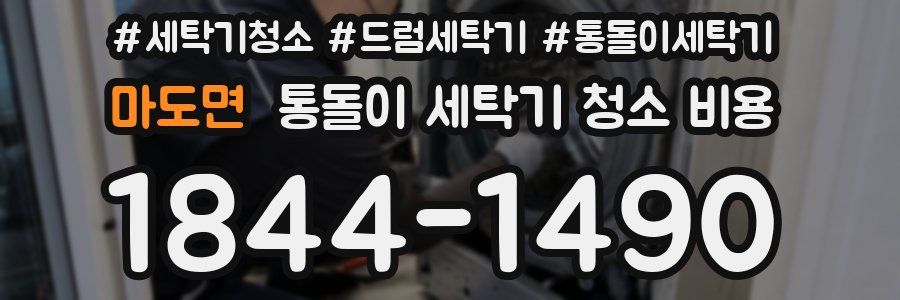 마도면 통돌이 세탁기 청소 비용