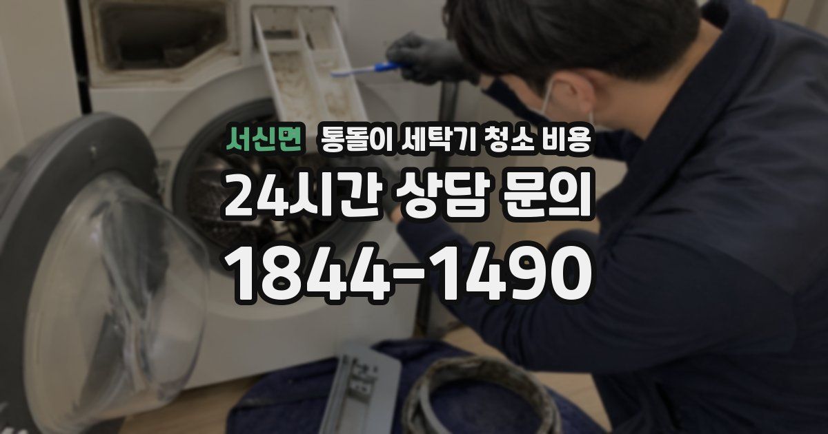 서신면 통돌이 세탁기 청소 비용
