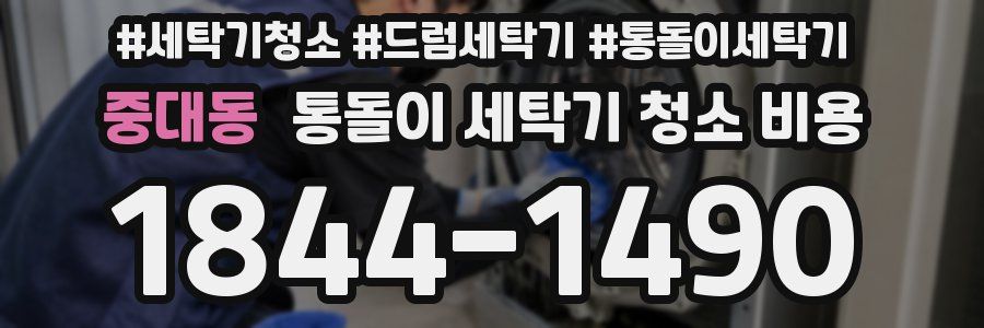 중대동 통돌이 세탁기 청소 비용