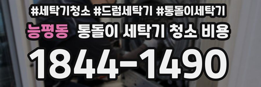능평동 통돌이 세탁기 청소 비용