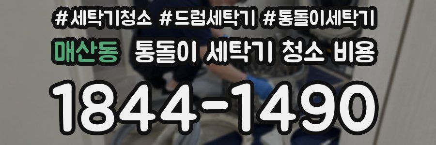 매산동 통돌이 세탁기 청소 비용