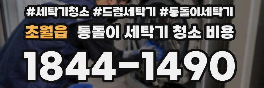 초월읍 통돌이 세탁기 청소 비용