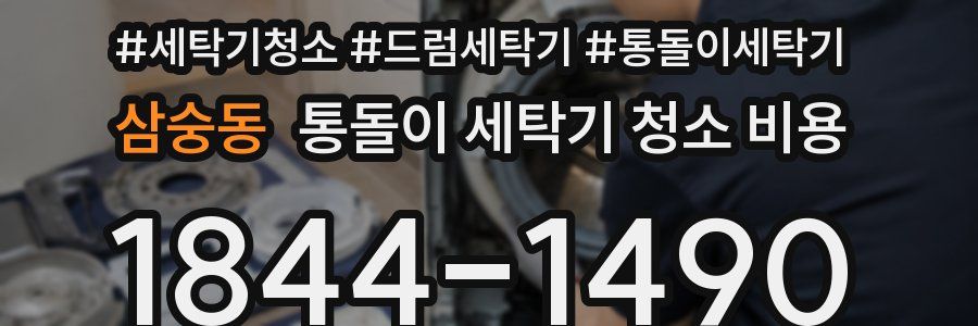 삼숭동 통돌이 세탁기 청소 비용