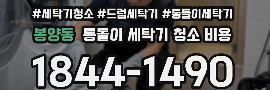 봉양동 통돌이 세탁기 청소 비용