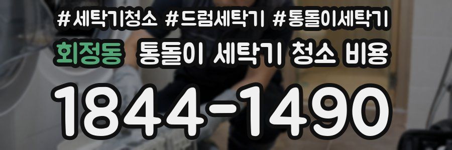 회정동 통돌이 세탁기 청소 비용