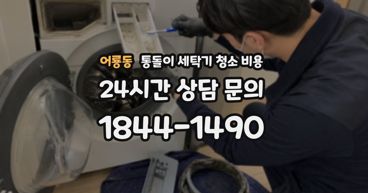 어룡동 통돌이 세탁기 청소 비용