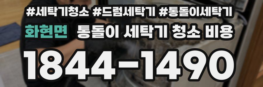 화현면 통돌이 세탁기 청소 비용