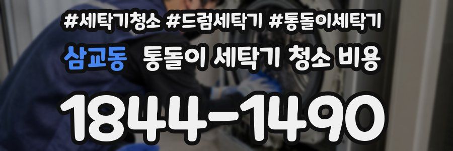 삼교동 통돌이 세탁기 청소 비용
