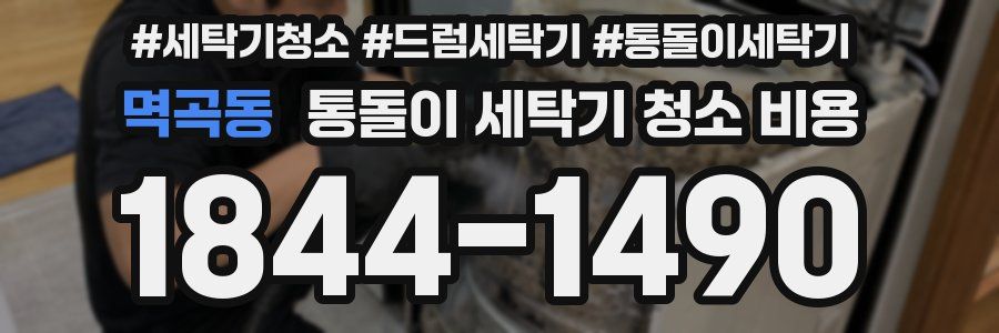 멱곡동 통돌이 세탁기 청소 비용