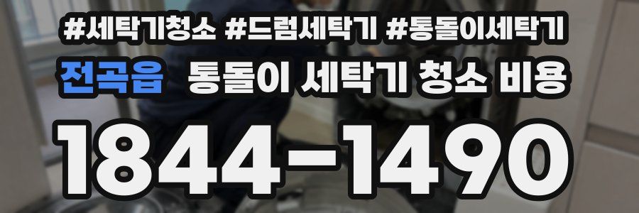 전곡읍 통돌이 세탁기 청소 비용