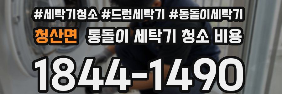 청산면 통돌이 세탁기 청소 비용