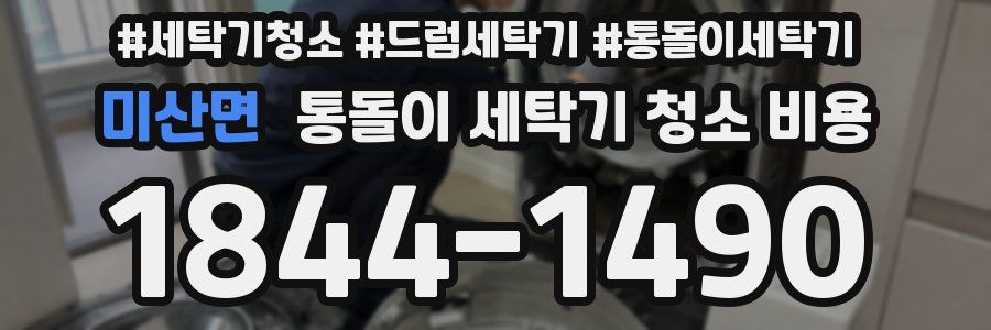 미산면 통돌이 세탁기 청소 비용