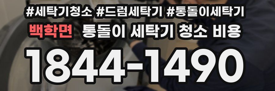 백학면 통돌이 세탁기 청소 비용