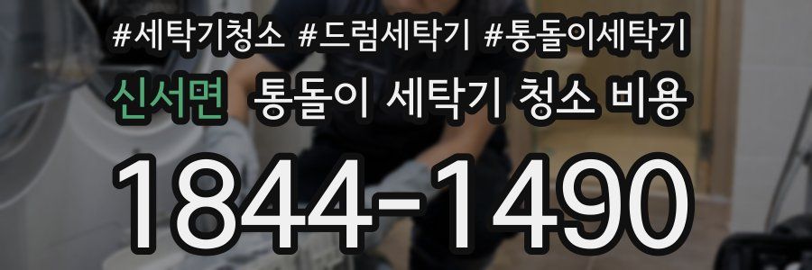 신서면 통돌이 세탁기 청소 비용
