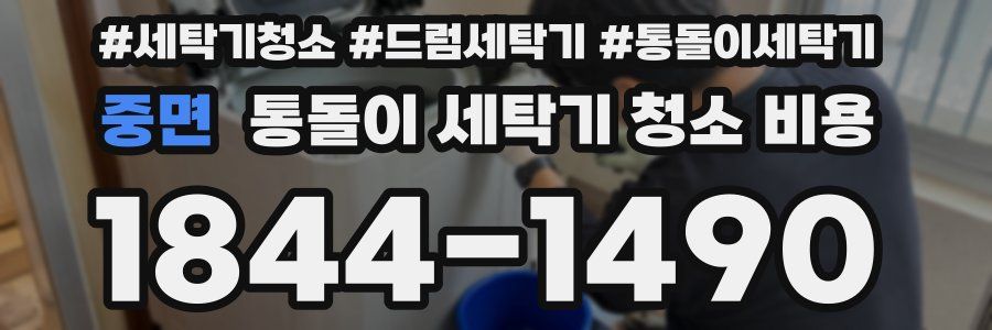 중면 통돌이 세탁기 청소 비용
