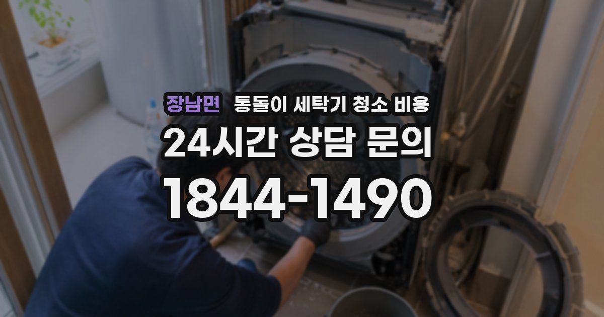장남면 통돌이 세탁기 청소 비용