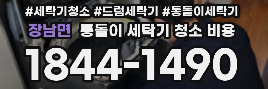 장남면 통돌이 세탁기 청소 비용