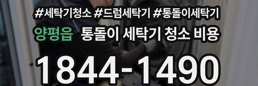 양평읍 통돌이 세탁기 청소 비용