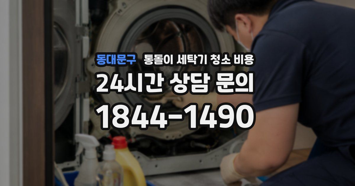 동대문구 통돌이 세탁기 청소 비용