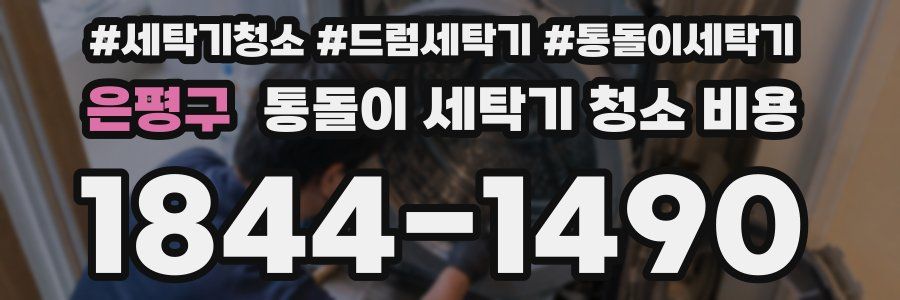 은평구 통돌이 세탁기 청소 비용