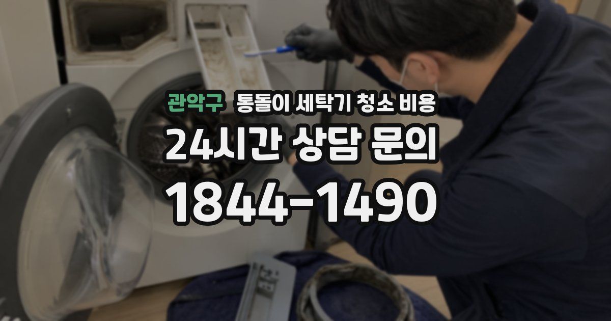 관악구 통돌이 세탁기 청소 비용