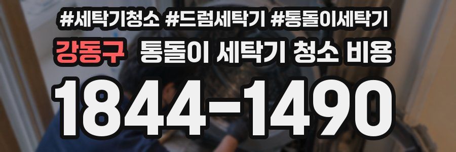 강동구 통돌이 세탁기 청소 비용
