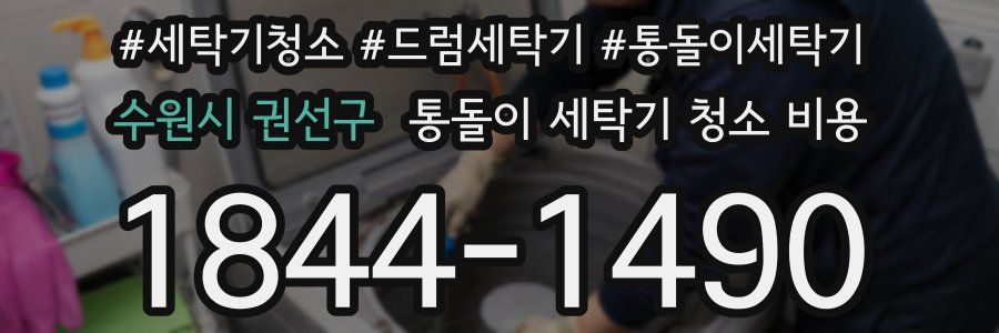 수원시 권선구 통돌이 세탁기 청소 비용
