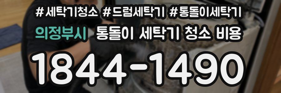 의정부시 통돌이 세탁기 청소 비용