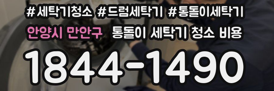 안양시 만안구 통돌이 세탁기 청소 비용