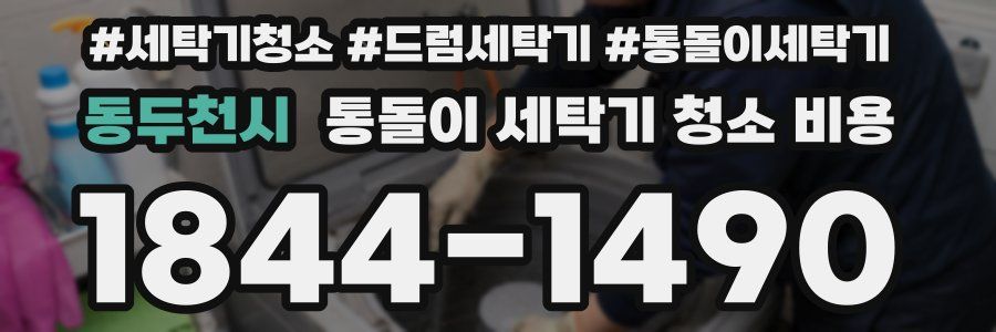 동두천시 통돌이 세탁기 청소 비용