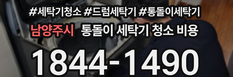 남양주시 통돌이 세탁기 청소 비용