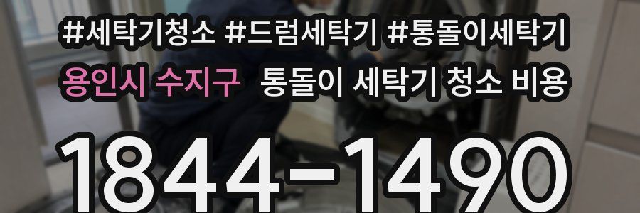 용인시 수지구 통돌이 세탁기 청소 비용
