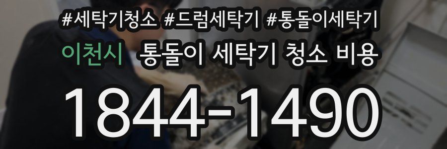 이천시 통돌이 세탁기 청소 비용