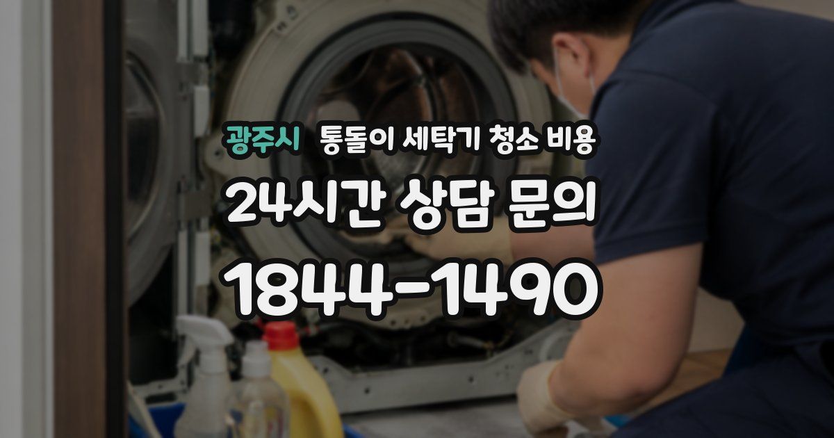 광주시 통돌이 세탁기 청소 비용
